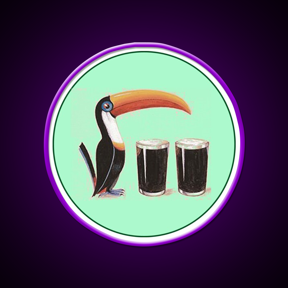Guiness Toucan Beer Bar Decor Led Neon Sign Rgb Color - LED neon sign view 9