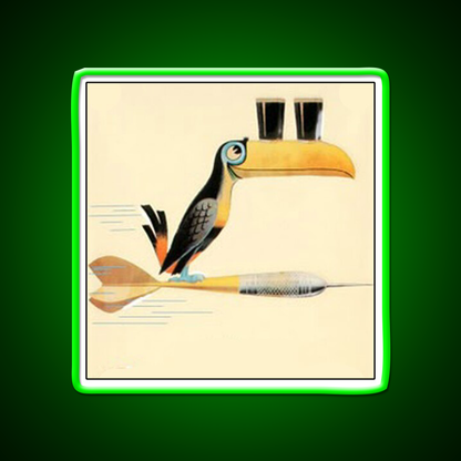 Guinness Darts Toucan Beer Bar Decor Led Neon Sign Rgb Color - LED neon sign view 8