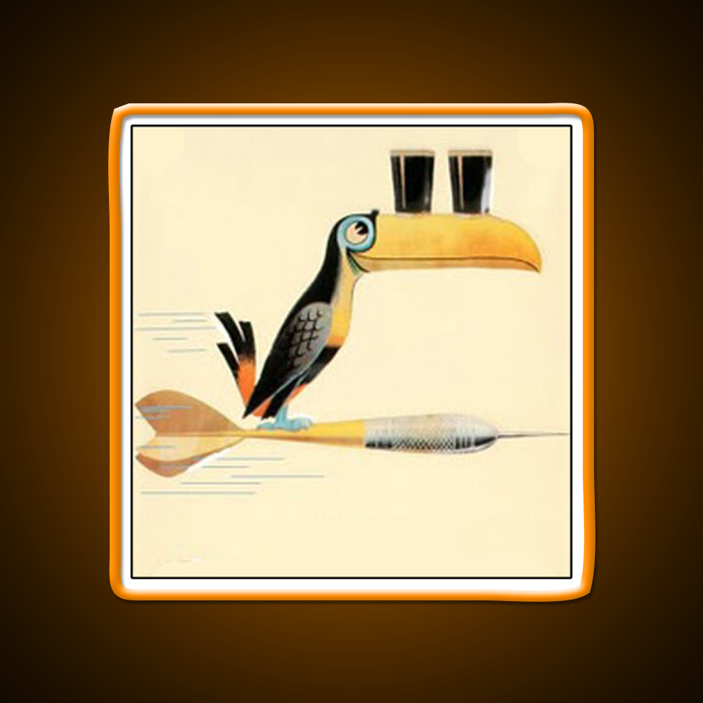 Guinness Darts Toucan Beer Bar Decor Led Neon Sign Rgb Color - LED neon sign view 6