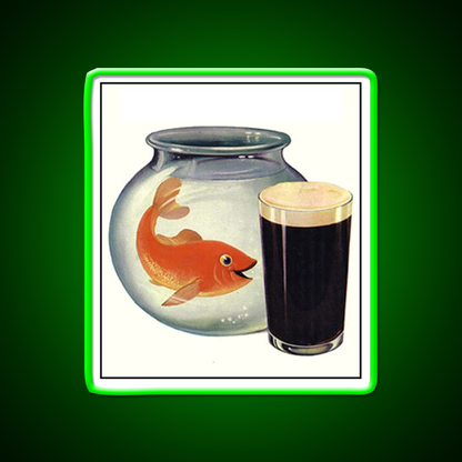 Guinness Drink Like A Fish Beer Bar Decor Led Neon Sign Rgb Color - LED neon sign view 8