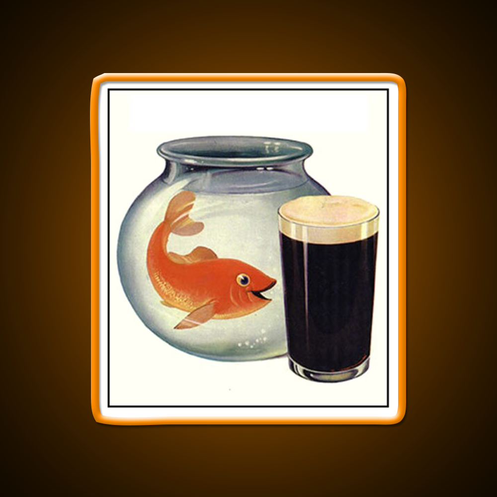 Guinness Drink Like A Fish Beer Bar Decor Led Neon Sign Rgb Color - LED neon sign view 6