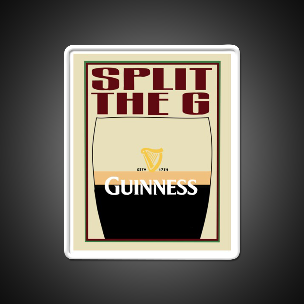 Guinness Split The G Beer Bar Decor Led Neon Sign Rgb Color - LED neon sign view 11
