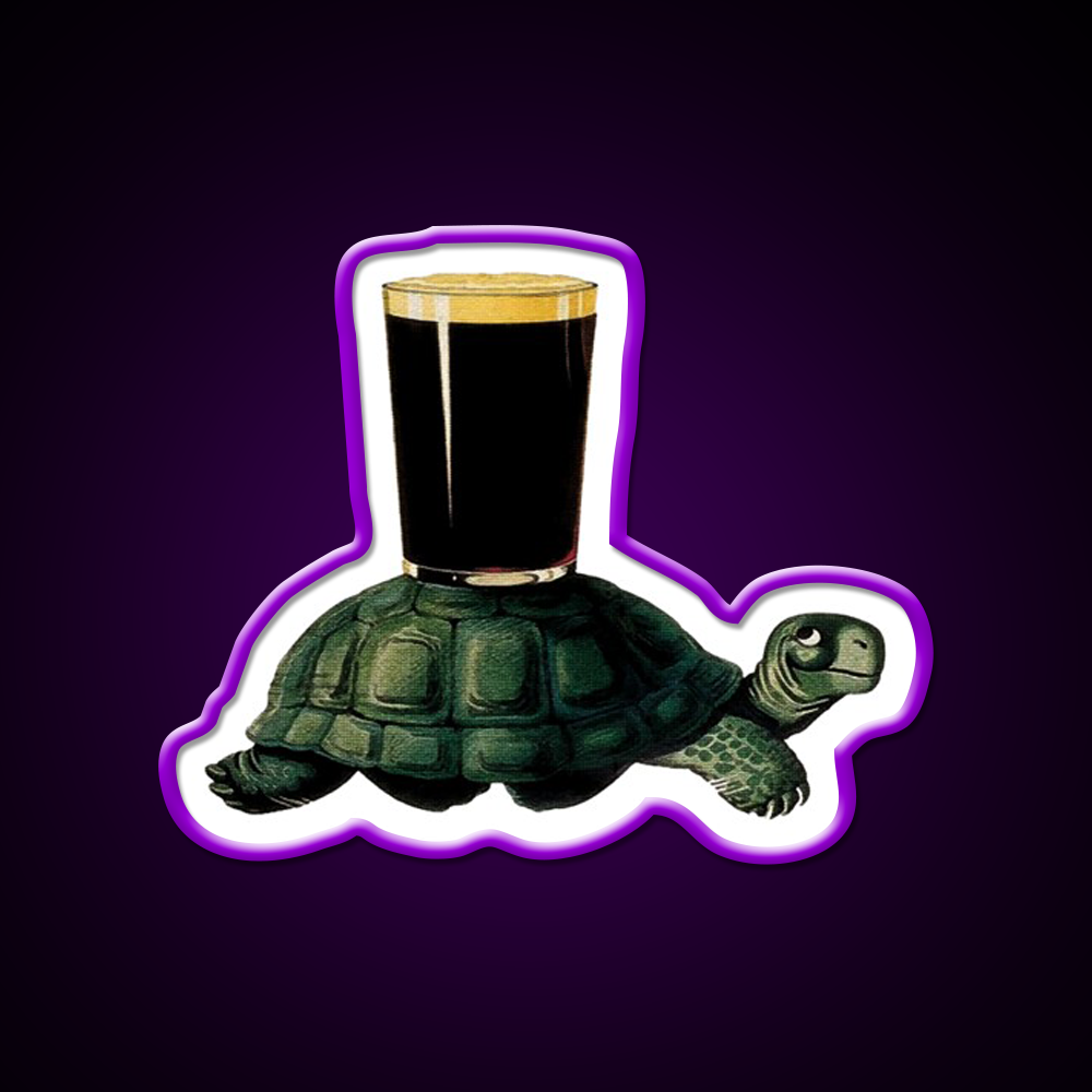 Guinness Tortoise Beer Bar Decor Led Neon Sign Rgb Color - LED neon sign view 9