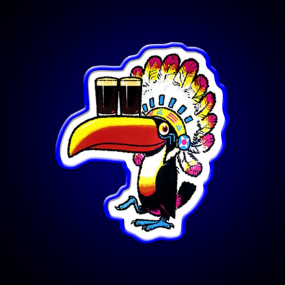 Guinness Toucan Chief Beer Bar Decor Led Neon Sign Rgb Color - LED neon sign view 5