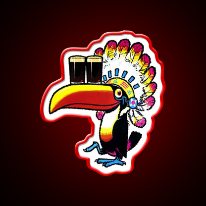 Guinness Toucan Chief Beer Bar Decor Led Neon Sign Rgb Color - LED neon sign view 10