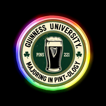 Guinness University Man Cave Bar Led Neon Sign