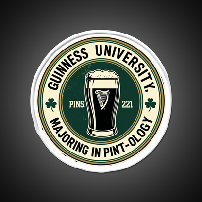 Guinness University Man Cave Bar Led Neon Sign