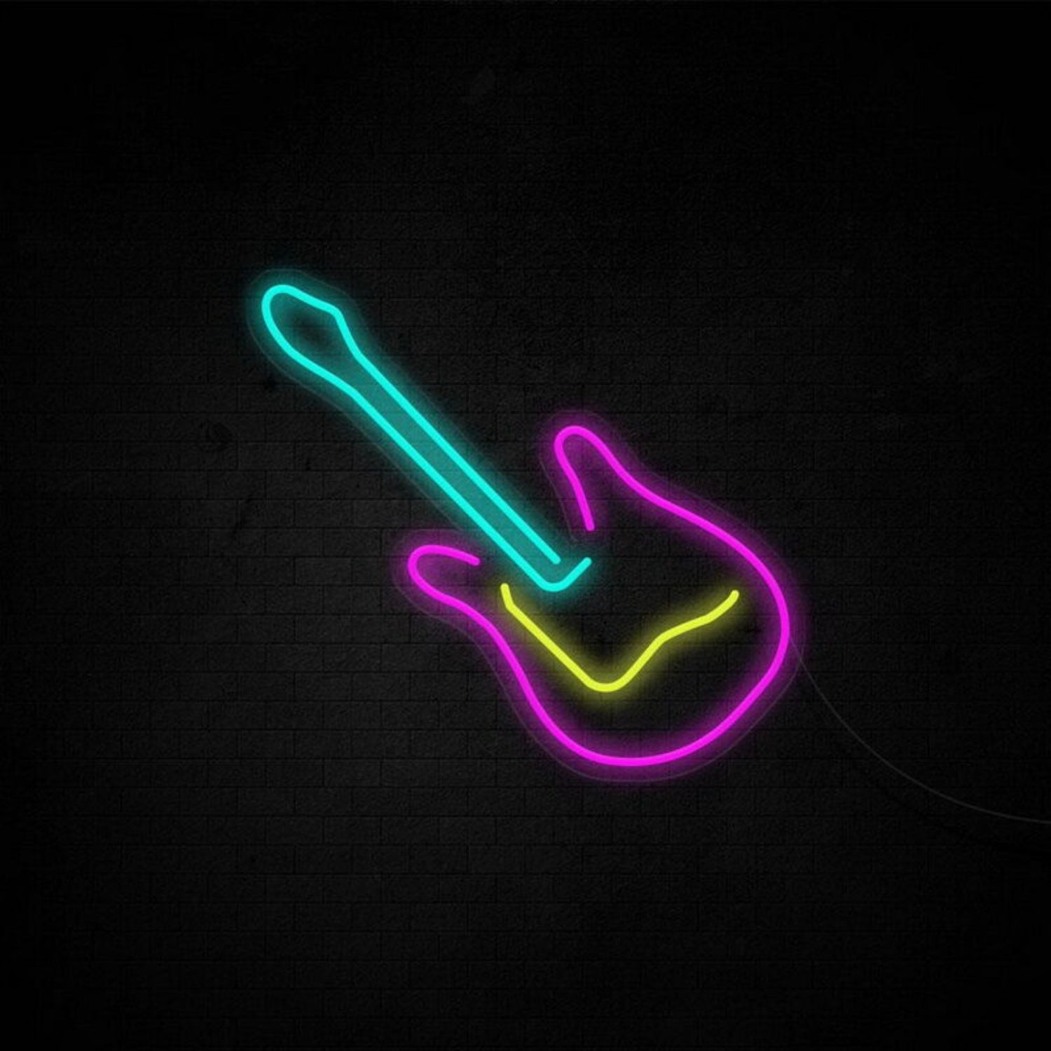 Guitar Led Neon Sign Ideal For Music Lovers | Shineneon