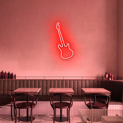 Guitar Neon Sign Room Decor For Bedroom