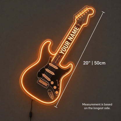 Guitar Studio Neon Sign LED Neon Sign size image