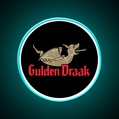 Gulden Draak Beer Bar Decor Led Neon Sign Rgb Color - Size and dimension reference