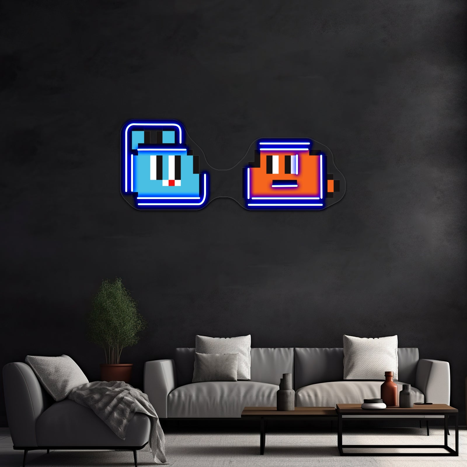 Gumball And Darwin Watterson Amazing World Artwork Led Neon Signs - LED neon sign view 5