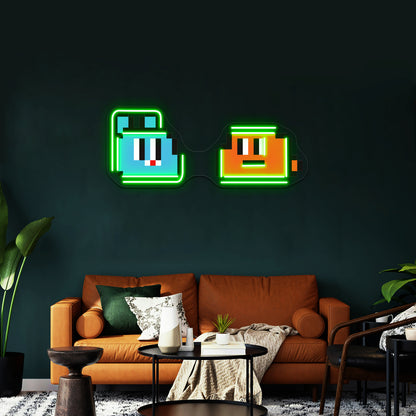 Gumball And Darwin Watterson Amazing World Artwork Led Neon Signs