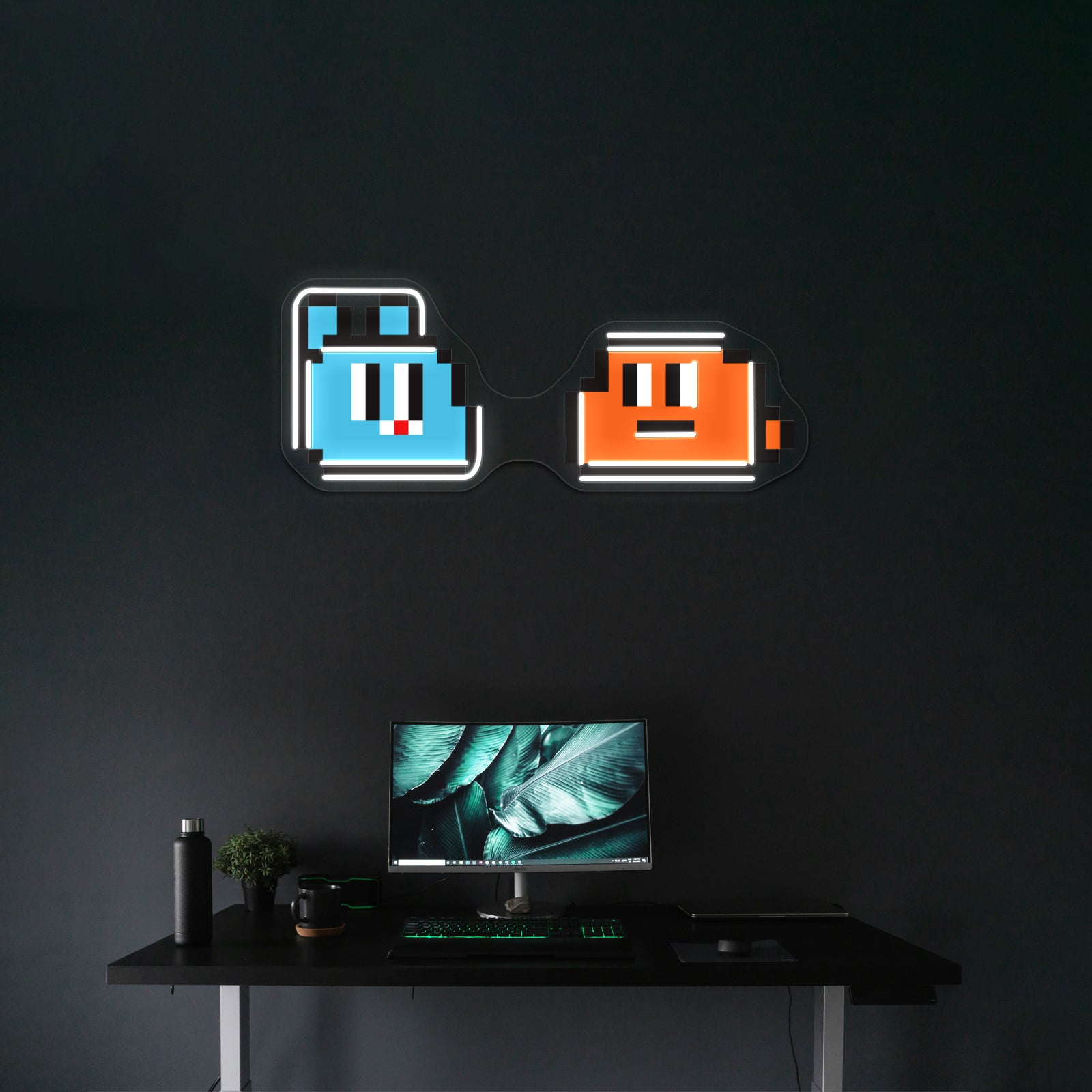 Gumball Machine Head Gouache Painting Artwork Large Neon Signs - LED neon sign view 17