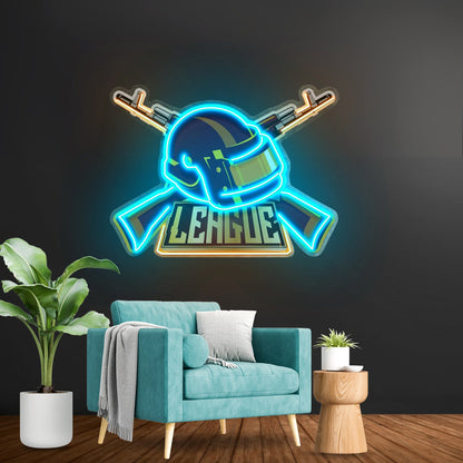 Gun And Hat Led Neon Sign Light Custom Led Signs - Shineneon
