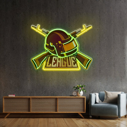 Gun And Hat Led Neon Sign Light Custom Led Signs - Shineneon