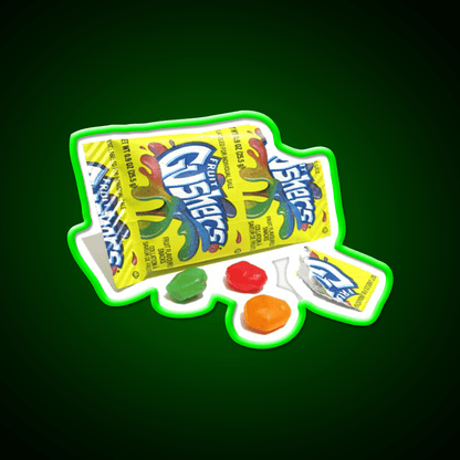 Gushers Snack Food Led Neon Sign Rgb Color - Shineneon