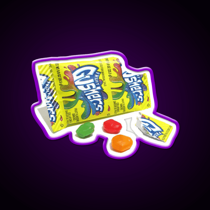 Gushers Snack Food Led Neon Sign Rgb Color - Shineneon