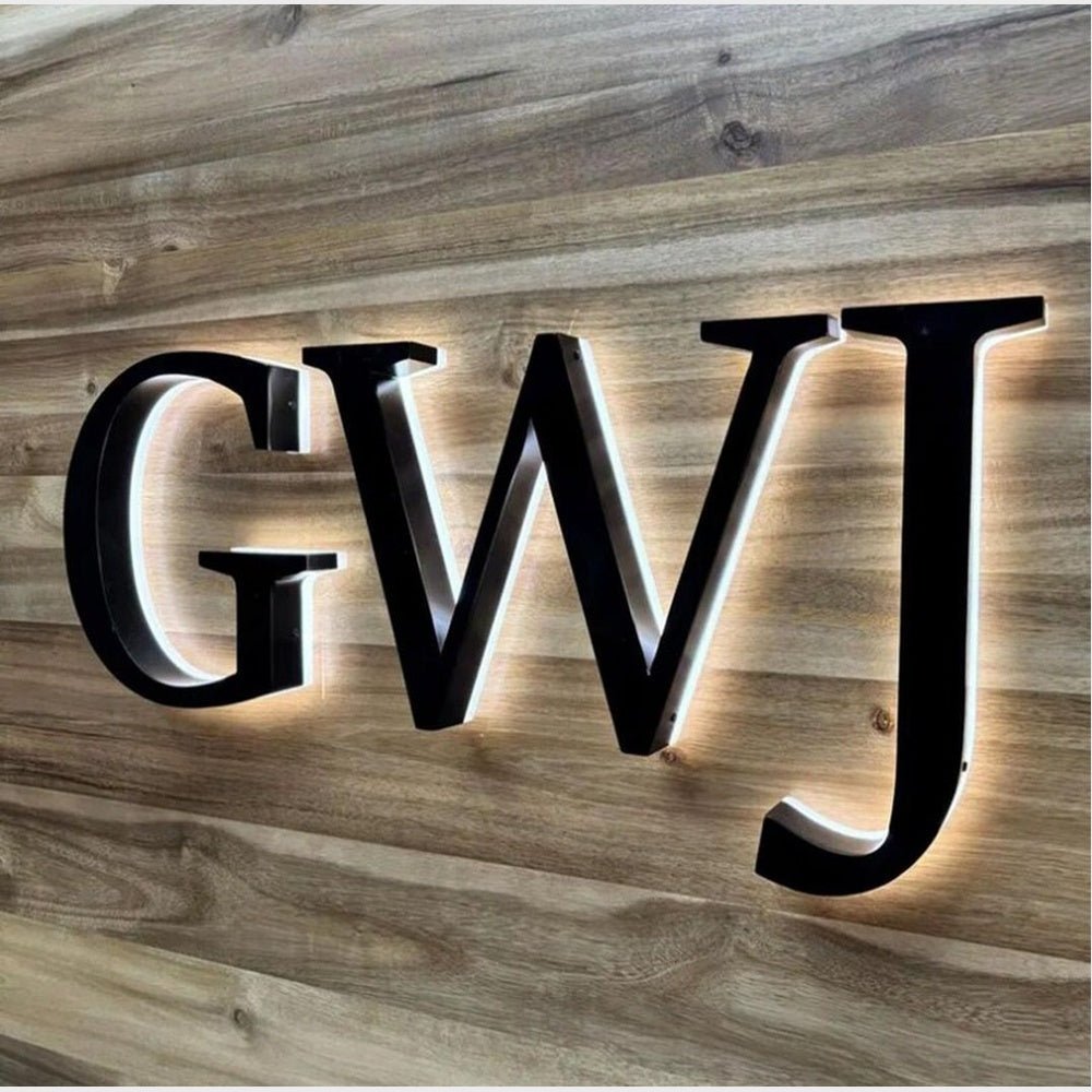 Gwj 3D Backlit Channel Letters Led Light Sign - Shineneon