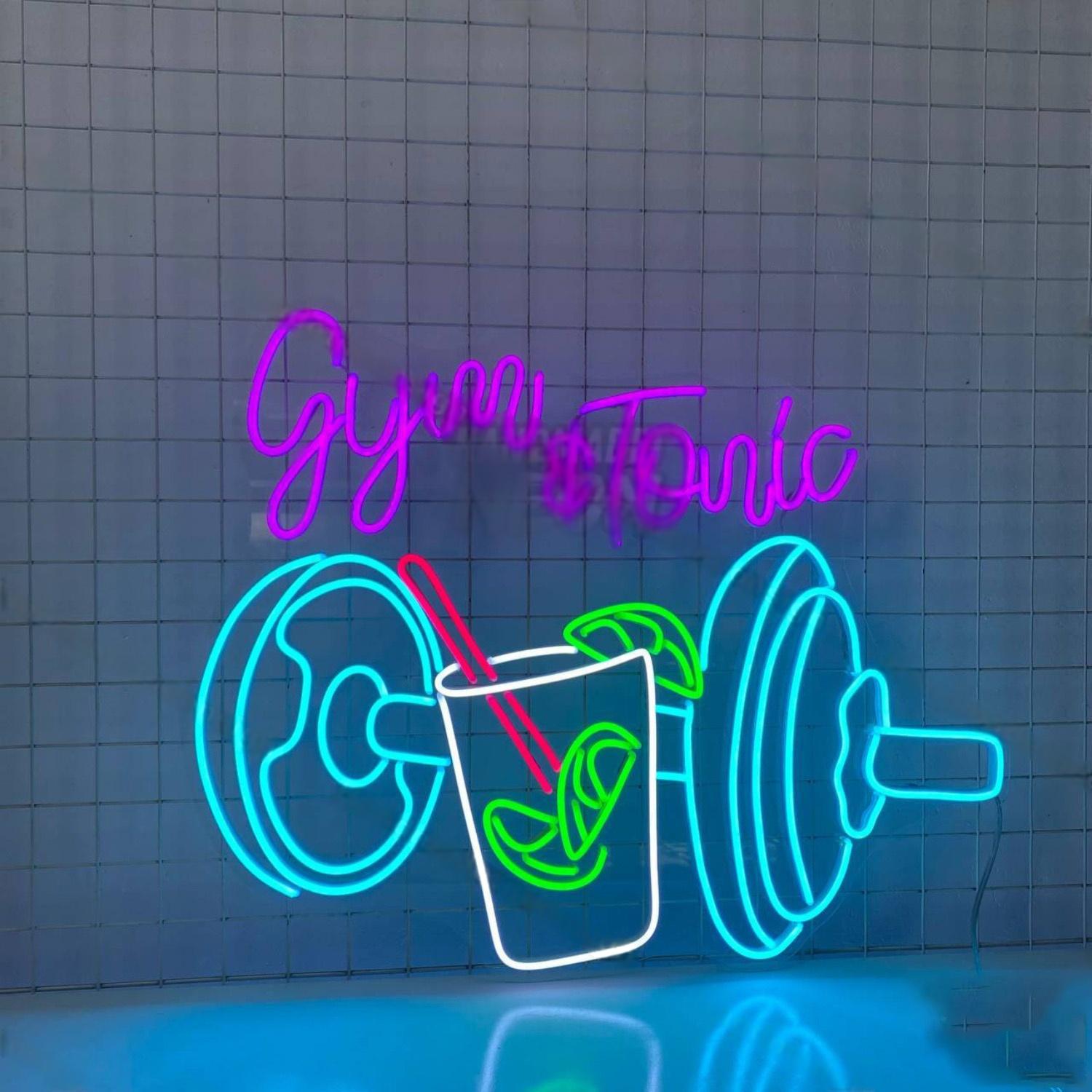 Gym And Tonic Neon Decor Tonic Water Led Neon Sign | Shineneon