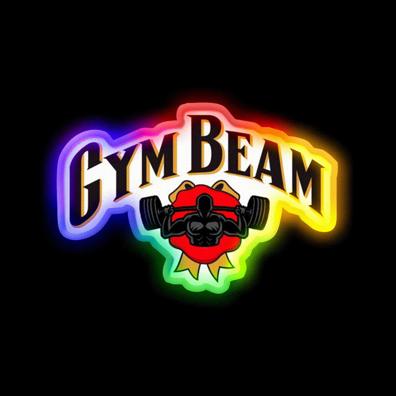 Gym Beam Whiskey Drink Bar Led Neon Sign Rgb Color
