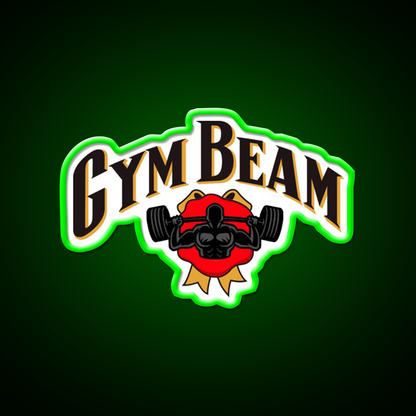 Gym Beam Whiskey Drink Bar Led Neon Sign Rgb Color