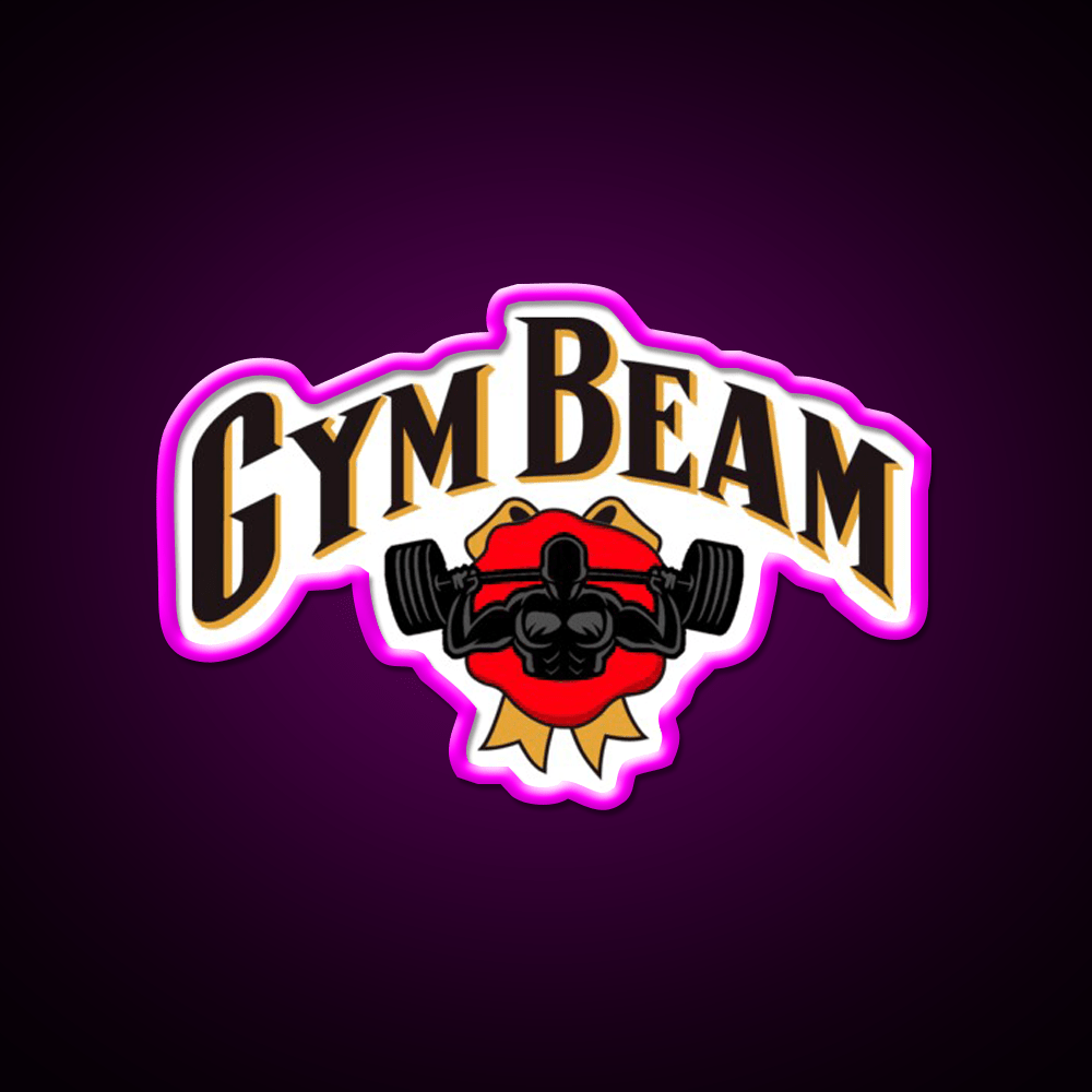 Gym Beam Whiskey Drink Bar Led Neon Sign Rgb Color - Shineneon