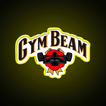 Gym Beam Whiskey Drink Bar Led Neon Sign Rgb Color