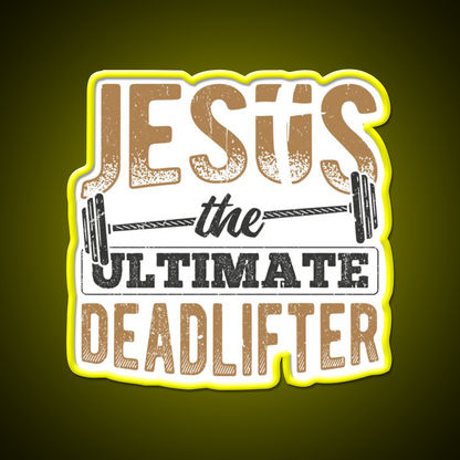 Gym Fitness Enthusiasts Dumbbell Pastor Lord Gym Fitness Led Neon Sign Rgb Color