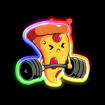 Gym Fitness Led Neon Sign Rgb Color