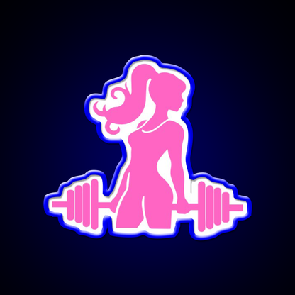 Gym Girl Gym Fitness Led Neon Sign Rgb Color