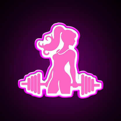 Gym Girl Gym Fitness Led Neon Sign Rgb Color