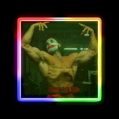 Gym Joker Gym Fitness Led Neon Sign Rgb Color