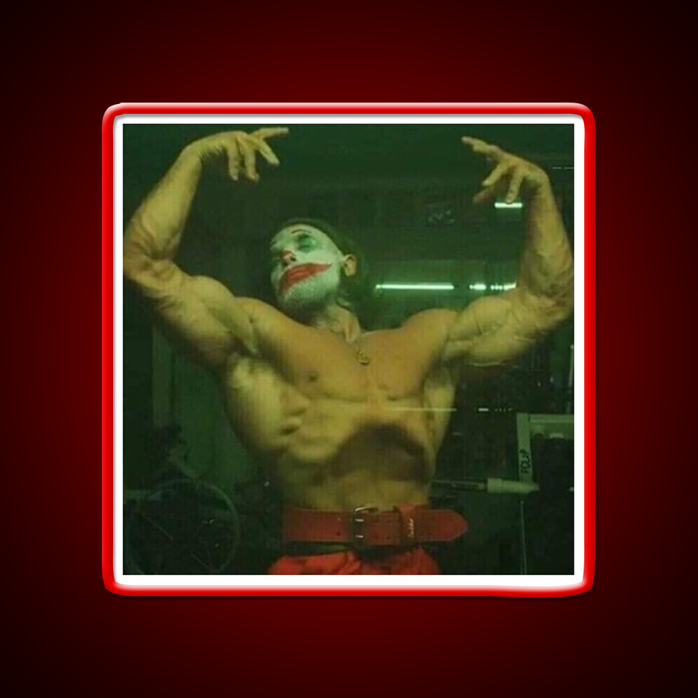 Gym Joker Gym Fitness Led Neon Sign Rgb Color