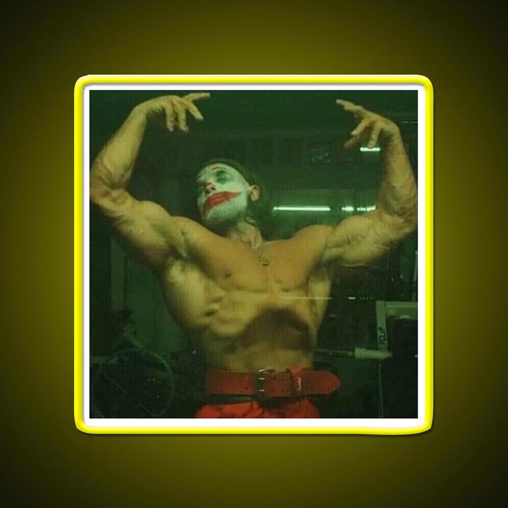 Gym Joker Gym Fitness Led Neon Sign Rgb Color