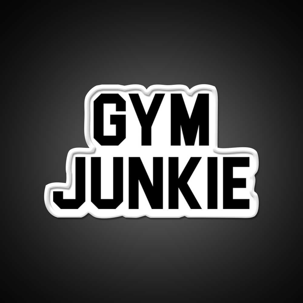 Gym Junkie Gym Fitness Led Neon Sign Rgb Color