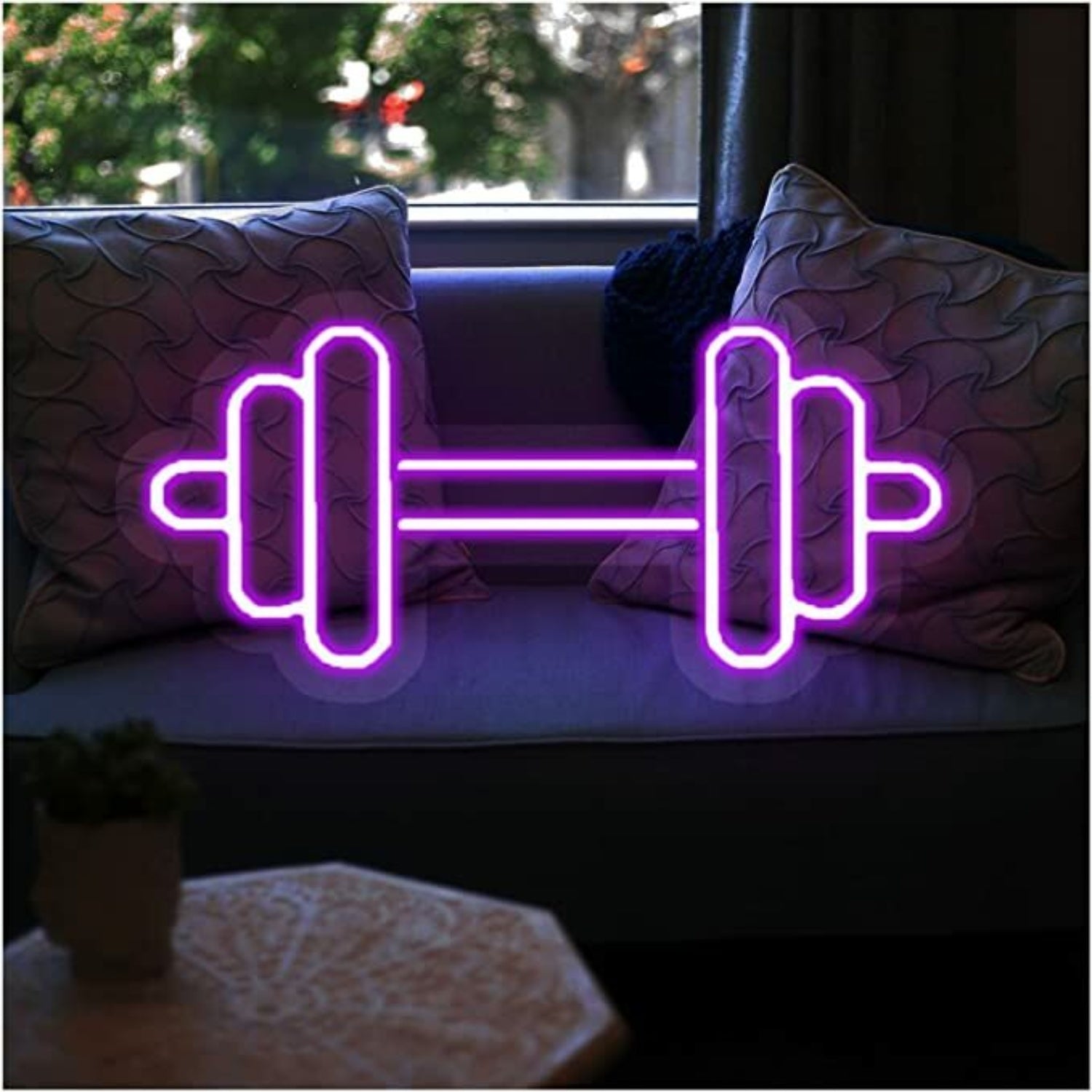 Gym Led Neon Sign Dumbbell Neon Light Wall Art Decor For Fitness Spaces | Shineneon