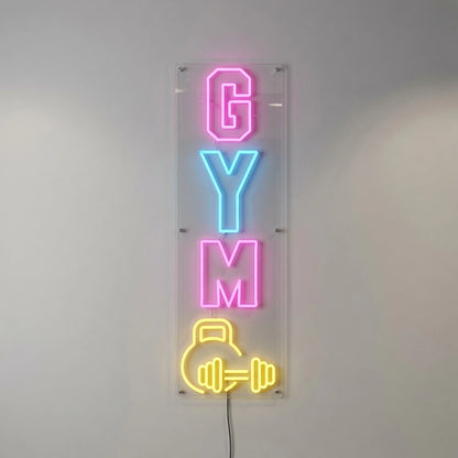 Gym LED Neon Sign Wall Neon Sign - 04 Size Image