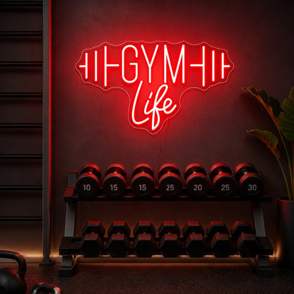 Gym Life Wall Neon Sign LED Neon Sign high-converting product image