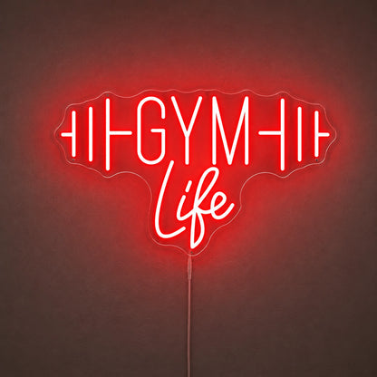 Gym Life Wall Neon Sign LED Neon Sign main product image