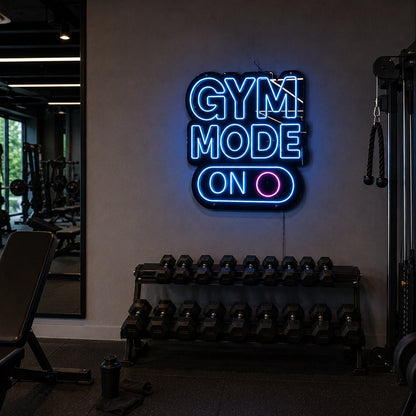 Gym Mode LED Neon Sign - 04 Size Image
