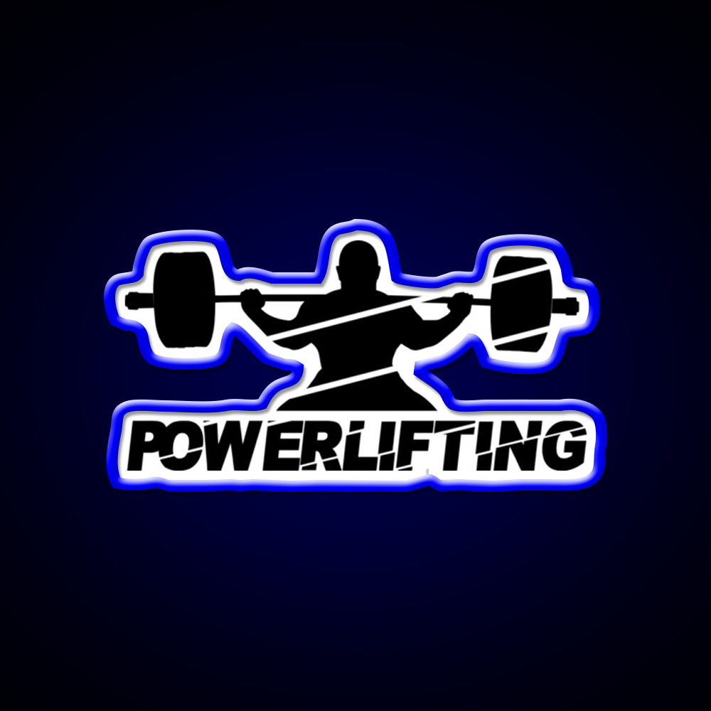 Gym Powerlifting Gym Fitness Led Neon Sign Rgb Color