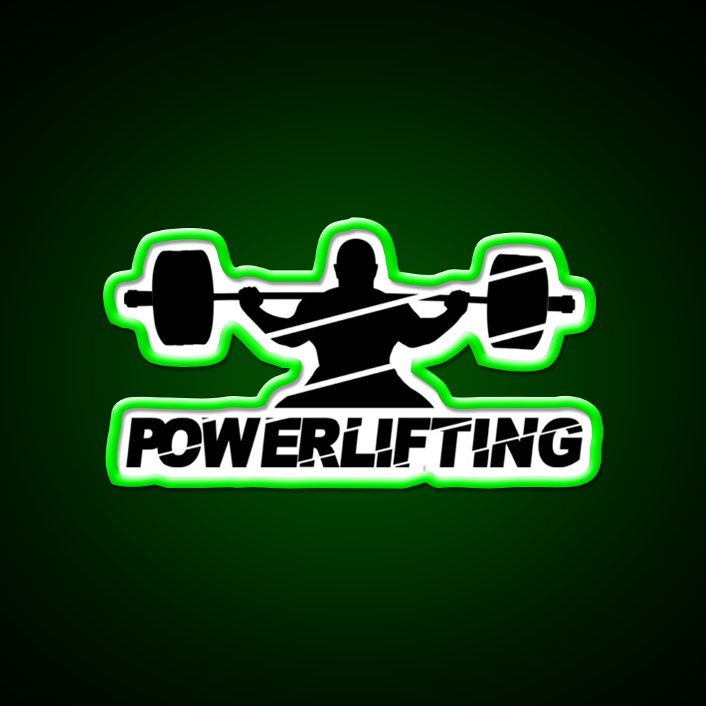 Gym Powerlifting Gym Fitness Led Neon Sign Rgb Color