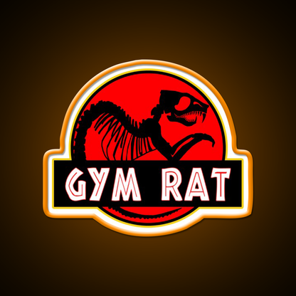 Gym Rat Bodybuilding Fitness Gym Fitness Led Neon Sign Rgb Color