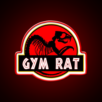 Gym Rat Bodybuilding Fitness Gym Fitness Led Neon Sign Rgb Color