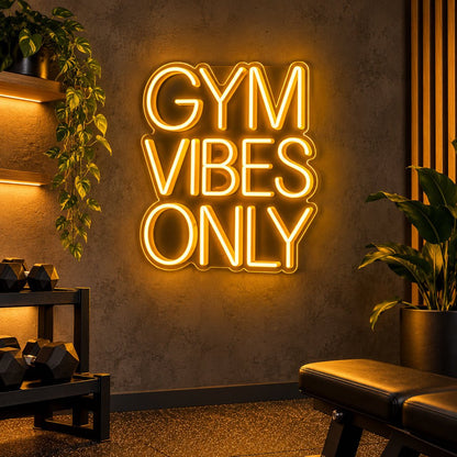 Gym Vibes Only LED Neon Sign - Shineneon