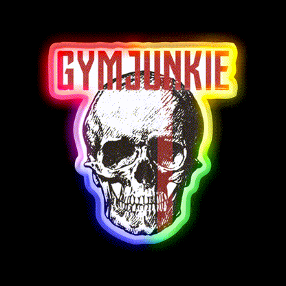 Gymjunkie Gym Fitness Led Neon Sign Rgb Color