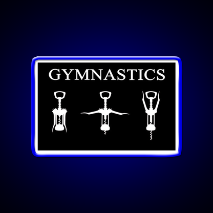 Gymnastics Man Cave Bar Led Neon Sign Rgb Color