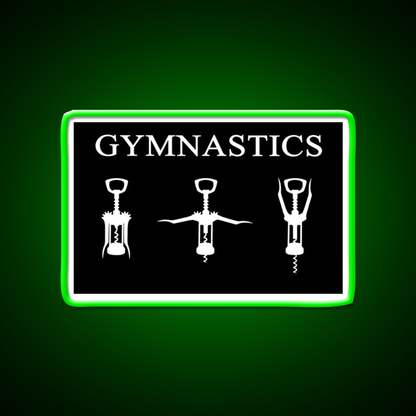 Gymnastics Man Cave Bar Led Neon Sign Rgb Color