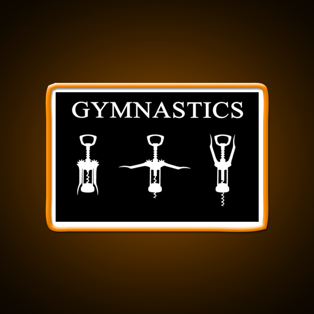 Gymnastics Man Cave Bar Led Neon Sign Rgb Color